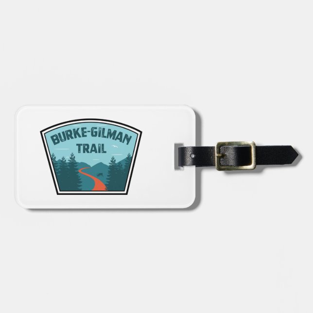 Burke-Gilman Trail Luggage Tag (Front Horizontal)