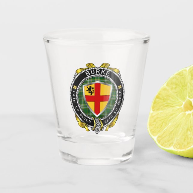 Burke Irish Shot Glass (Front)