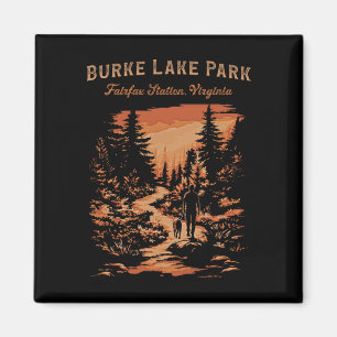 Burke Lake Park Fairfax Station Virginia Hiking Tr Magnet