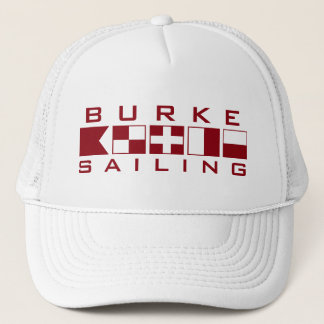 Burke Sailing Nautical Flags Trucker Hat