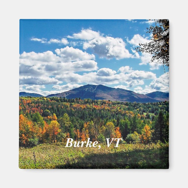 Burke, Vermont, beautiful autumn, Magnet (Front)