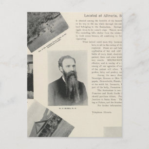 Burke's Sanitorium, California Postcard