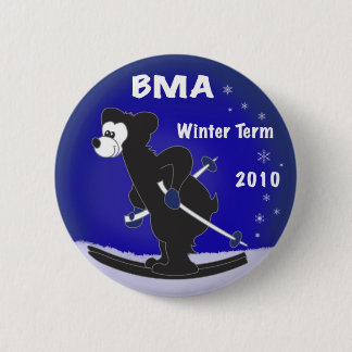 burkie button4.5 6 cm round badge