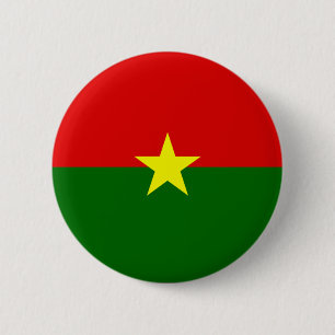 Burkina Faso 6 Cm Round Badge