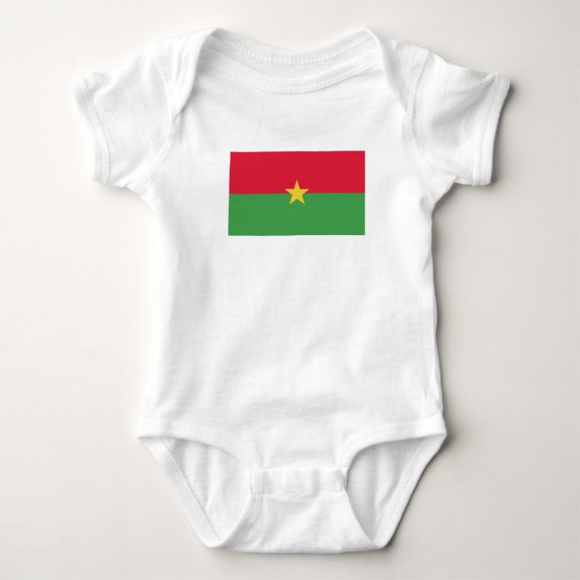 Burkina Faso Baby Bodysuit (Front)