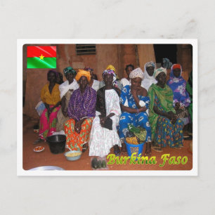 Burkina Faso - Bobo Vendors - Postcard
