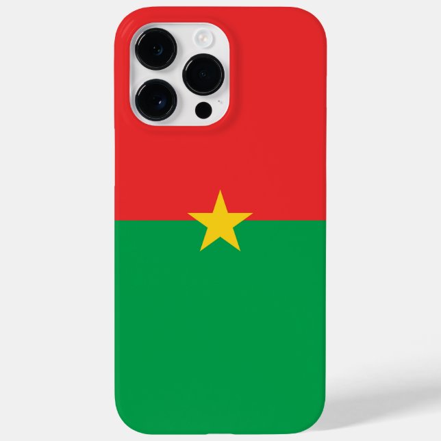 Burkina Faso flag Case-Mate iPhone Case (Back)