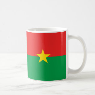 Burkina Faso Flag Ceramic Mug