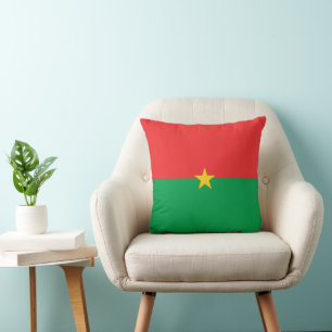 Burkina Faso flag Cushion