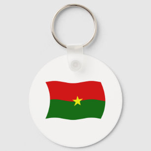 Burkina Faso Flag Keychain