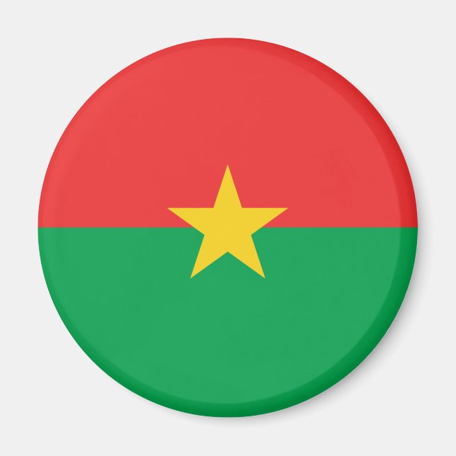 Burkina Faso flag Magnet (Front)