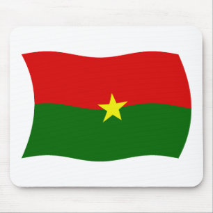 Burkina Faso Flag Mousepad