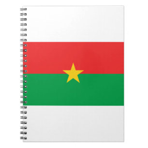 Burkina Faso Flag Notebook