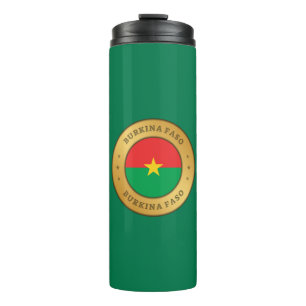 Burkina Faso Flag Thermal Tumbler