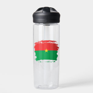 Burkina Faso flag Water Bottle