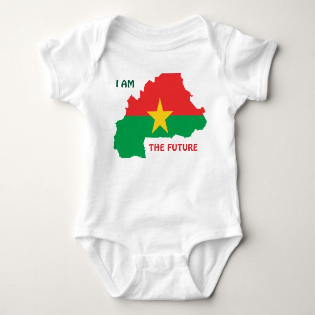 BURKINA FASO, I'M THE FUTURE BABY BODYSUIT (Front)