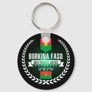 Burkina Faso Key Ring