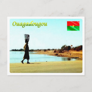 Burkina Faso - Ouagadougou - Barrage Ouaga - Postcard