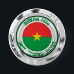 Burkina Faso Round Emblem 7.5 Cm Round Badge<br><div class="desc">Burkina Faso Round Emblem</div>