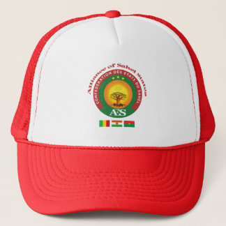 Burkina, Mali and Niger, Alliance of Sahel States Trucker Hat