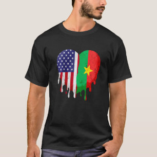 Burkinabe American Patriot Grown Country Melting H T-Shirt