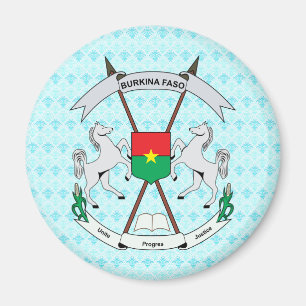 Burkinafaso Coat of Arms detail Magnet