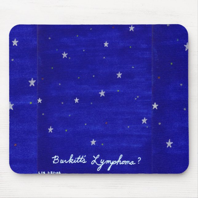 Burkitt's Lymphoma mousepad (Front)