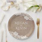 Burlap and Lace Rustic Country Wedding