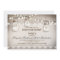 burlap and mason jars engagement party invitations
