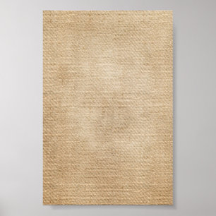 Burlap Background Poster