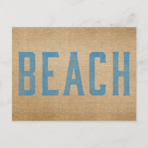 Burlap Beach Postcard