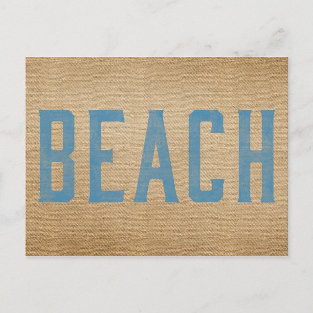 Burlap Beach Postcard (Front)