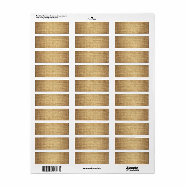 Burlap Blank Textured Background (Full Sheet)