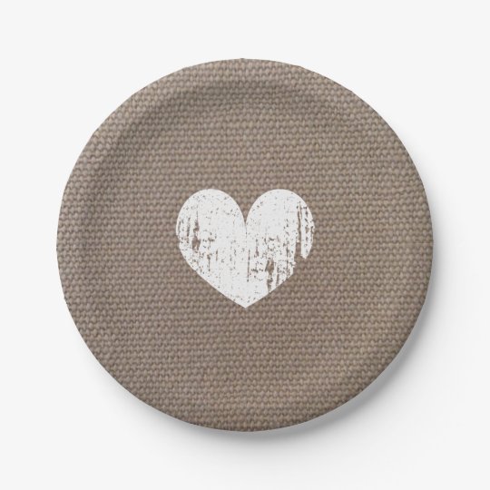 burlap disposable plates