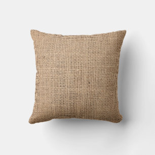Burlap Cushion