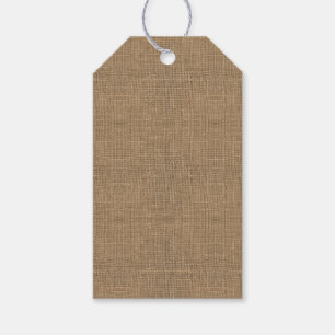 Burlap Gift Tags
