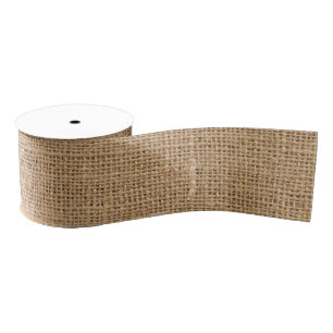 Burlap Grosgrain Ribbon