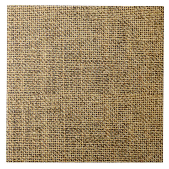 Burlap Jute Tile (Front)