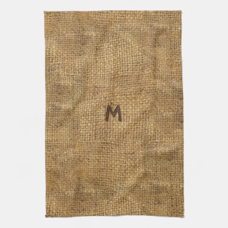 "Burlap" KitchenTowel w/out your text Tea Towel