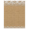 Burlap & Lace  Scrapbook Paper
