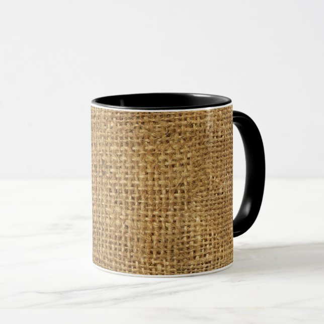 "Burlap" Mug (Front Right)