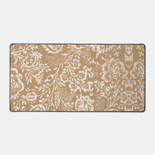 Burlap Rustic Wedding Kraft Lace Photo Image Desk Mat