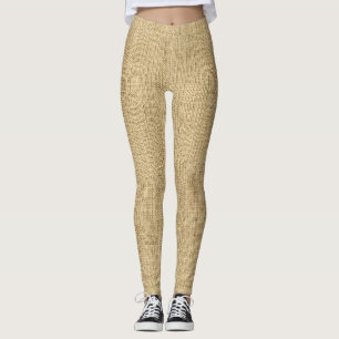 Burlap Sackcloth Sack Theatre Costume Leggings