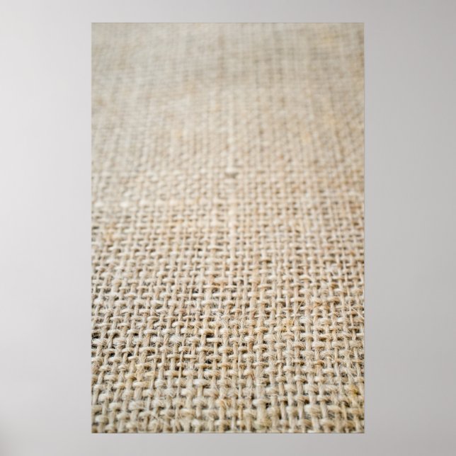 Burlap texture poster (Front)