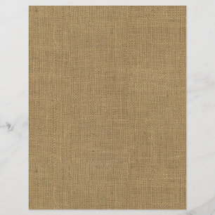 Burlap Texture Tan Scrapbook Paper