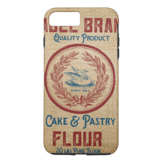 Burlap Vintage Cake Pastry Flour Sack iPhone 8 Plus/7 Plus Case