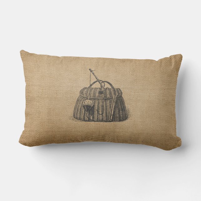 Gone fishing pillow on sale