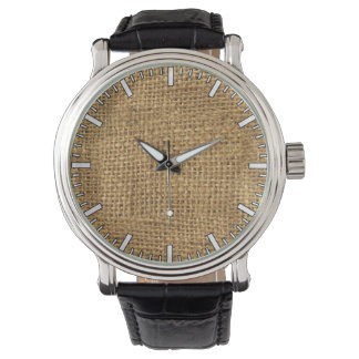 Burlap Watch