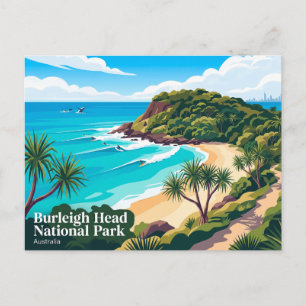 Burleigh Head National Park Australia Postcard