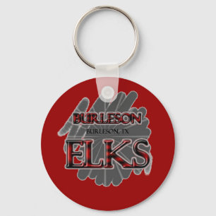Burleson High School ELKS - Burleson, TX Key Ring